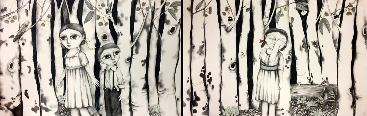 The lost children diptych