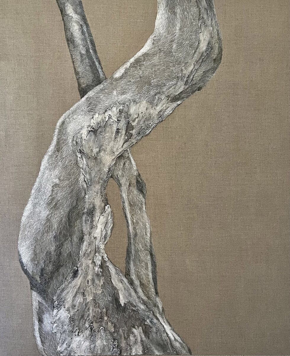 Absence and Presence 100 x 100cm framed 102x102 3300AUD copy