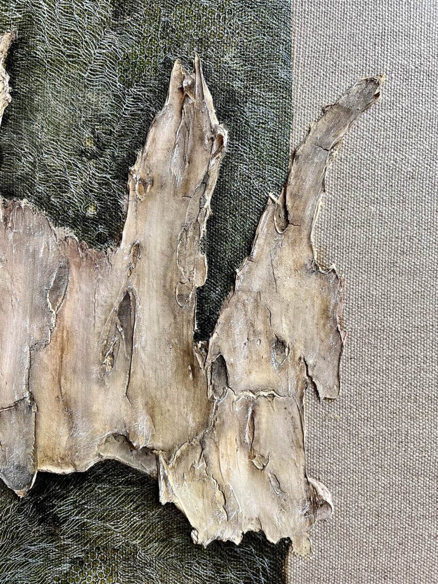 Deatiled The quiet Within #1 100x100cm framed 102x102cm 3300AUDcopy