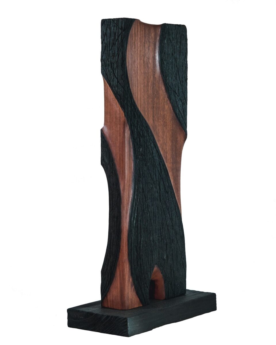 14. SAM HOPKINS - Embered Habitation- 36 x 18 x 71cm Jarrah timber- 2,600.00AUD (1)