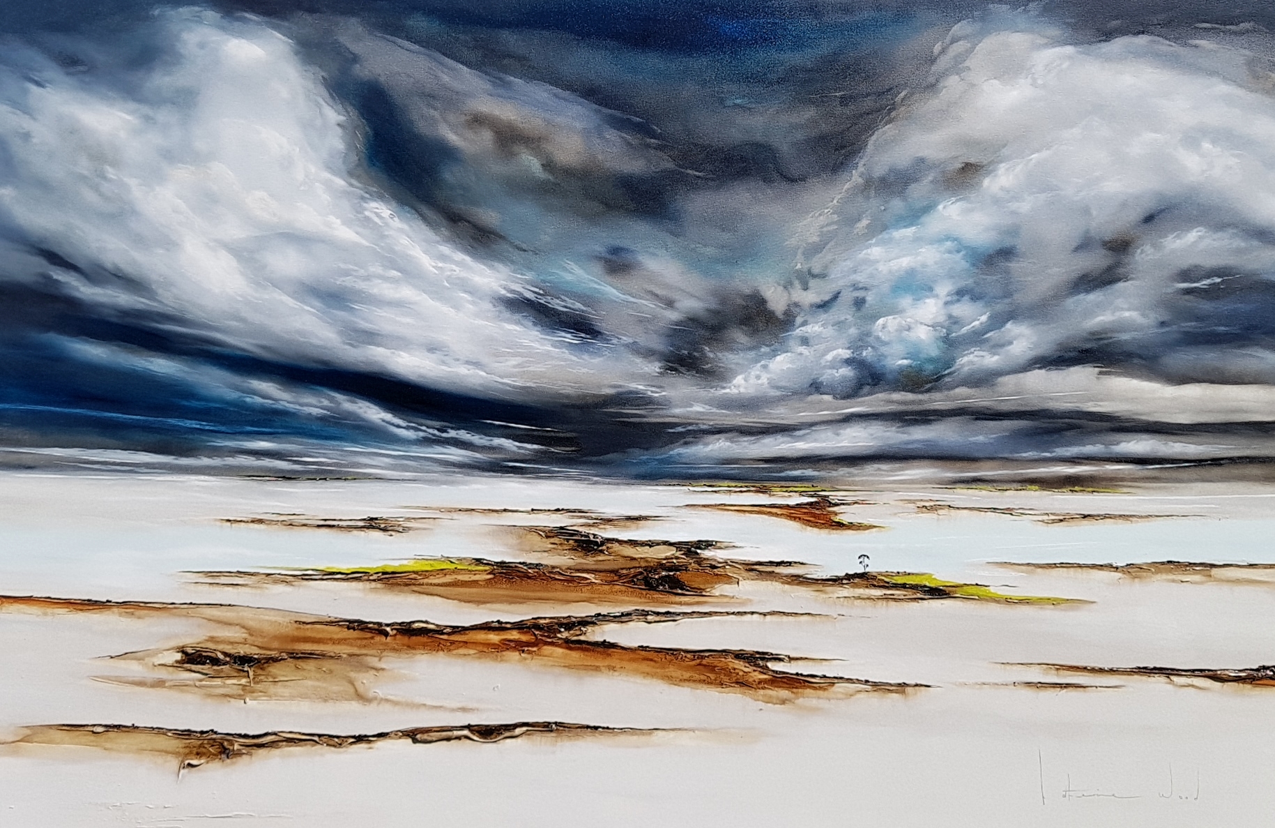 Storm in May - 1.8 m w x 1.2 m h