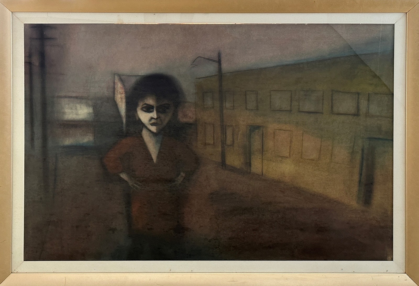 ROBERT DICKERSON Women Walking The Streets Framed Glareless web